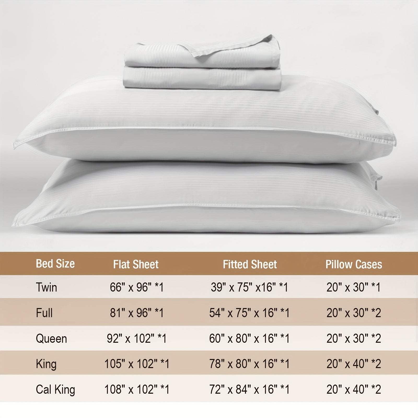 Sheet Set 3pcs\u002F4pcs, Striped Jacquard, 100% Viscose Derived From Bamboo, 16\