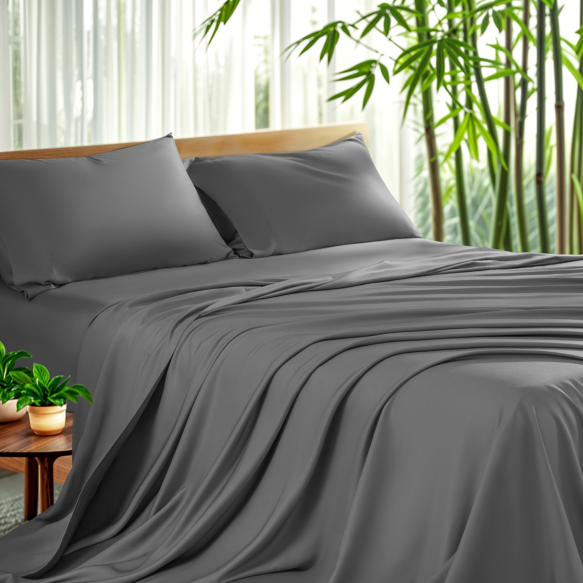 4-Piece Bamboo Sheet Set, All-Season Comfort, 16\