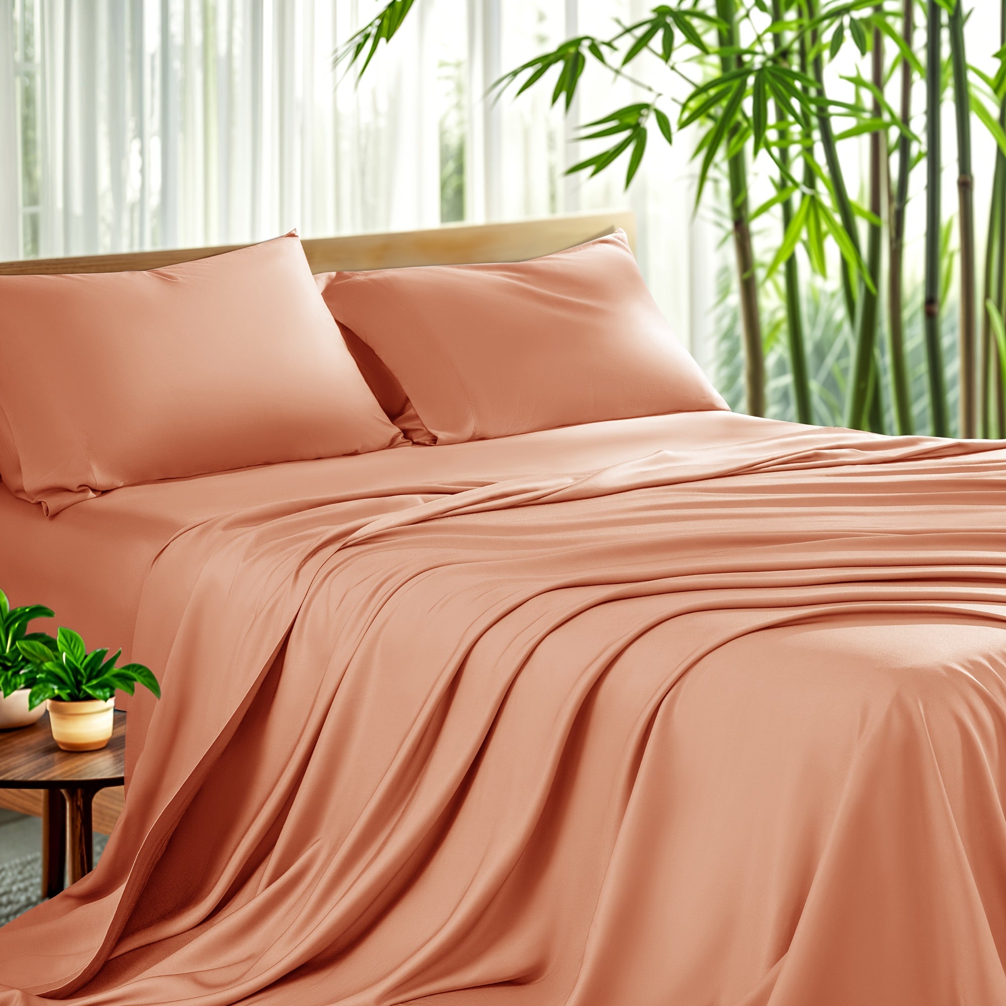 4-Piece Bamboo Sheet Set, All-Season Comfort, 16\