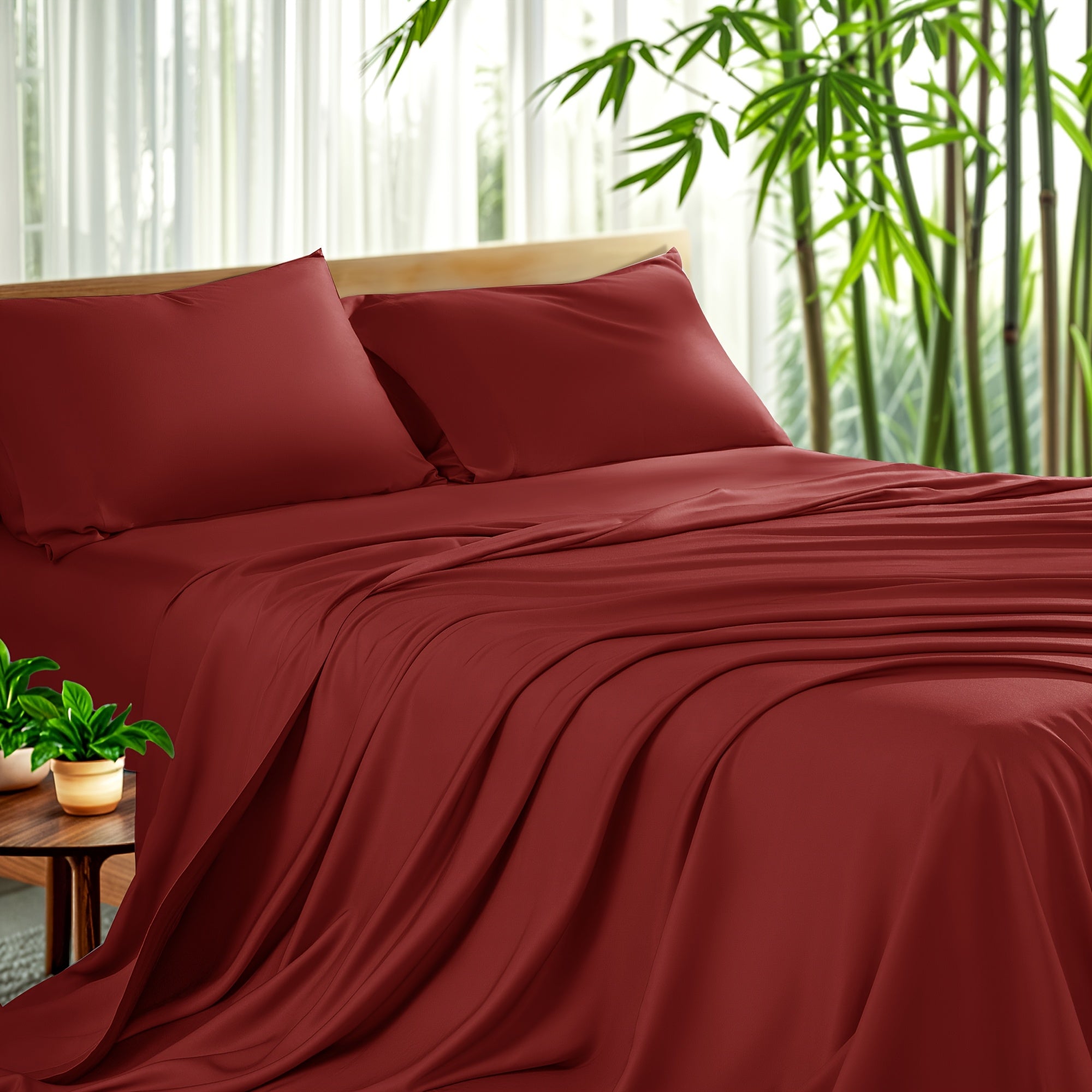 4-Piece Bamboo Sheet Set, All-Season Comfort, 16\