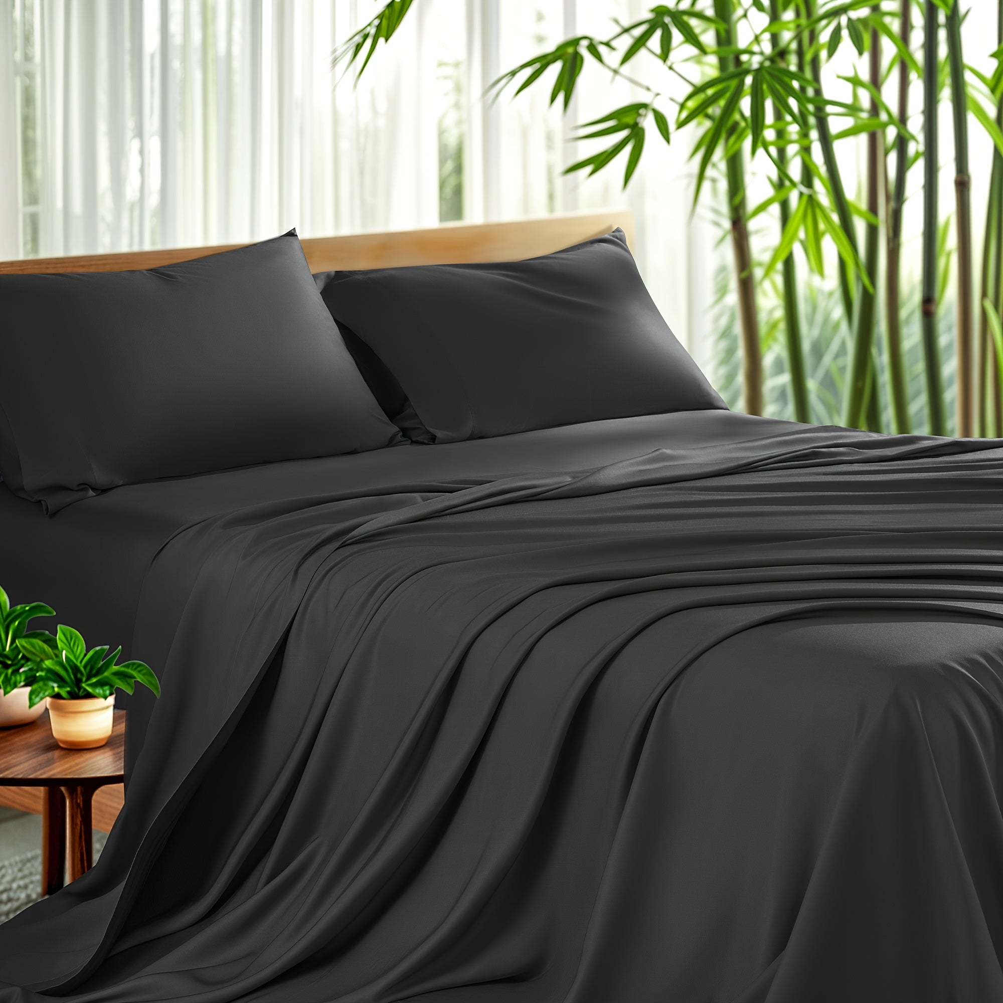 4-Piece Bamboo Sheet Set, All-Season Comfort, 16\