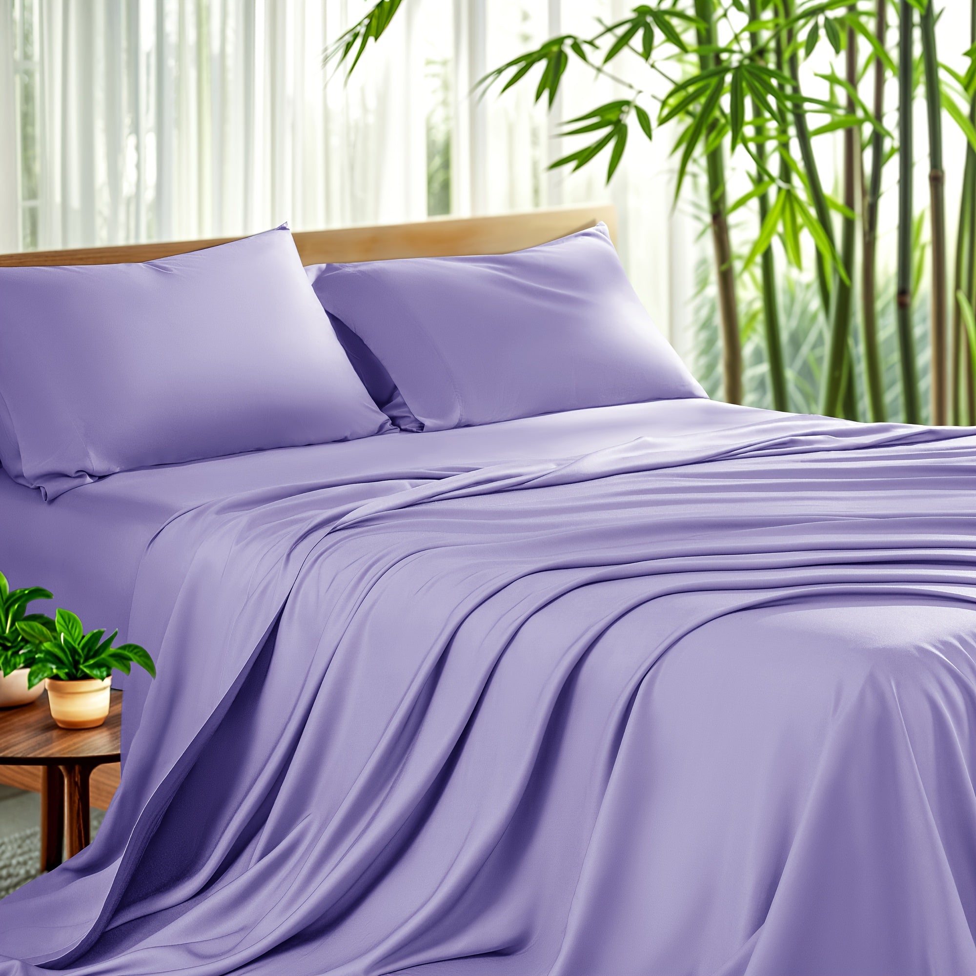 4-Piece Bamboo Sheet Set, All-Season Comfort, 16\