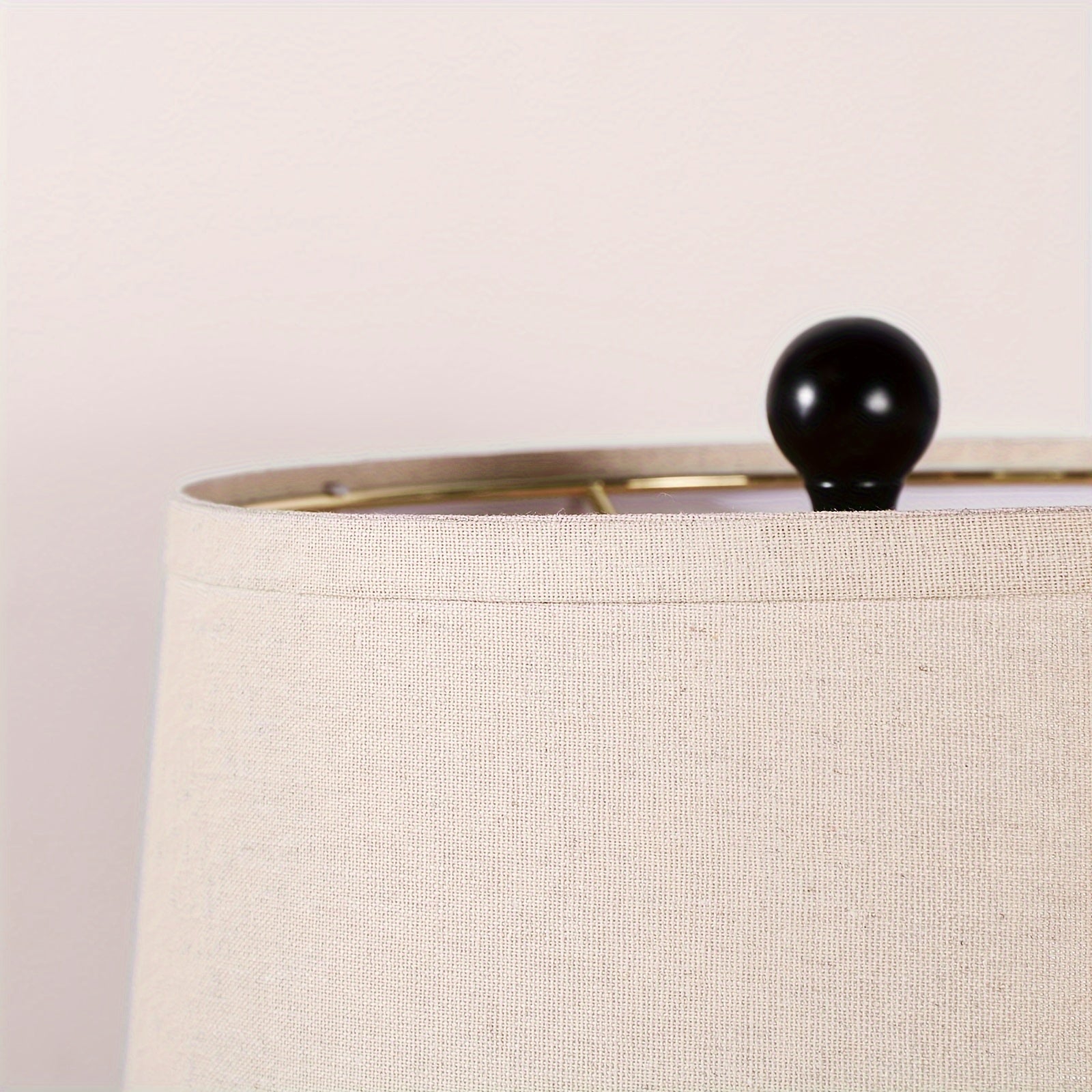 2 Set Farmhouse Table Lamps with 4 LED Bulbs, 9W Bright Rotary Switch Top Light + Touch Contorl 3 Way Dimmable Bird Cage Nightstand Light, Dual USB Ports, Natural Linen Shade, Metal, Black, 22 Inch