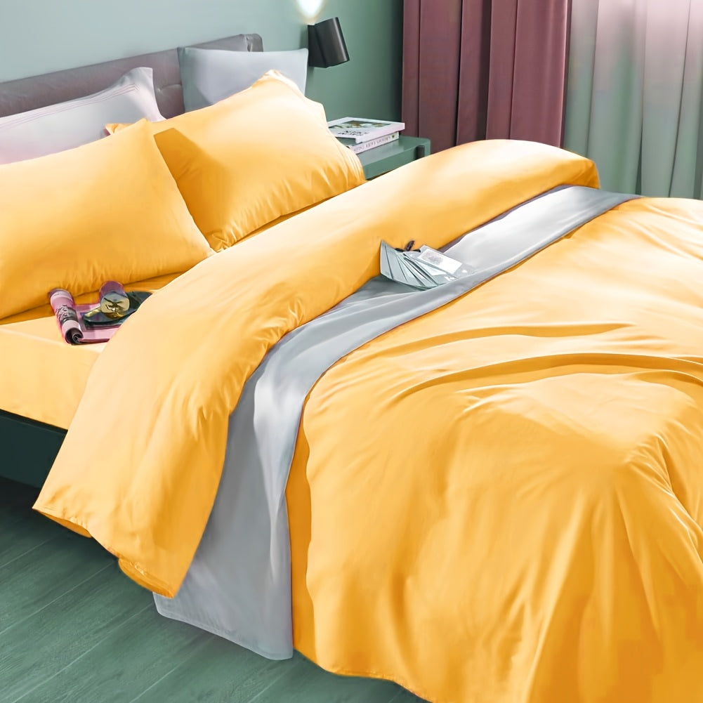 4pcs Sheet Set - Bed Sheet Set Super Soft Microfiber 1800 Thread Count Luxury Egyptian Sheets Fit 18-24 Inch Deep Pocket Mattress Wrinkle