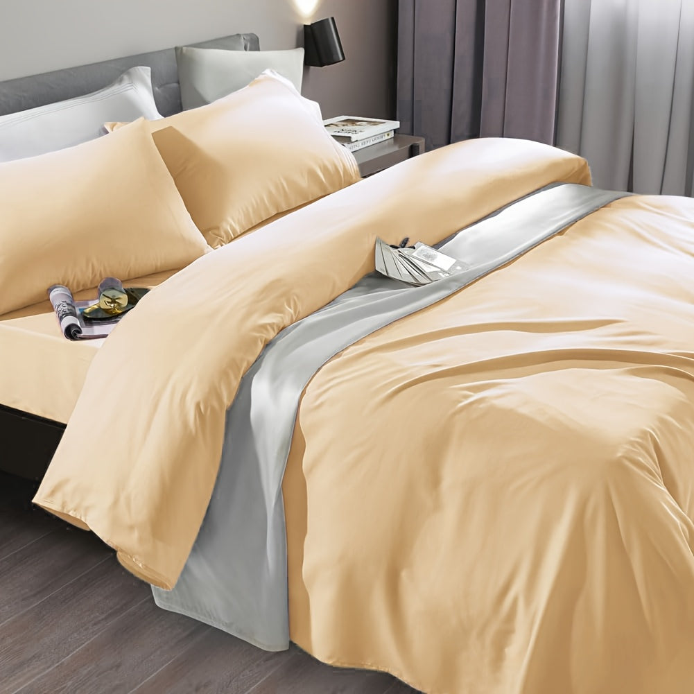 4pcs Sheet Set - Bed Sheet Set Super Soft Microfiber 1800 Thread Count Luxury Egyptian Sheets Fit 18-24 Inch Deep Pocket Mattress Wrinkle