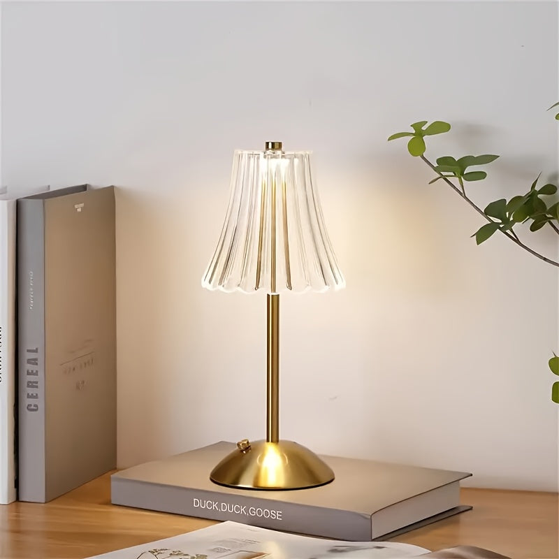 USB Rechargeable LED Lamp 2pcs Cordless Table Lamps-Rechargeable 6 Style Vintage LED Desk Lamp With USB Port, 2200 MAh Battery, LED Small Portable Touch Bedside Lamp For Bedroom Living Room Home Office, Available In 1pc